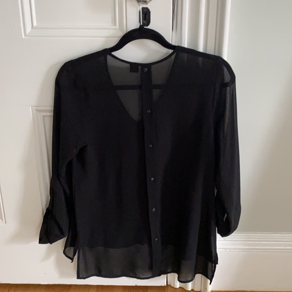 Sheer black top - Picture 3 of 3